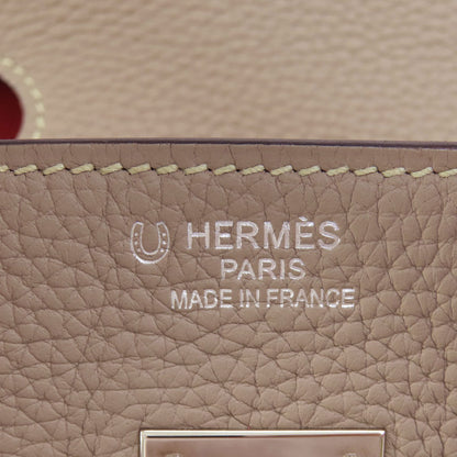HERMES エルメス バーキン35 シルバー金具 ハンドバッグ トリヨン レディース 中古
