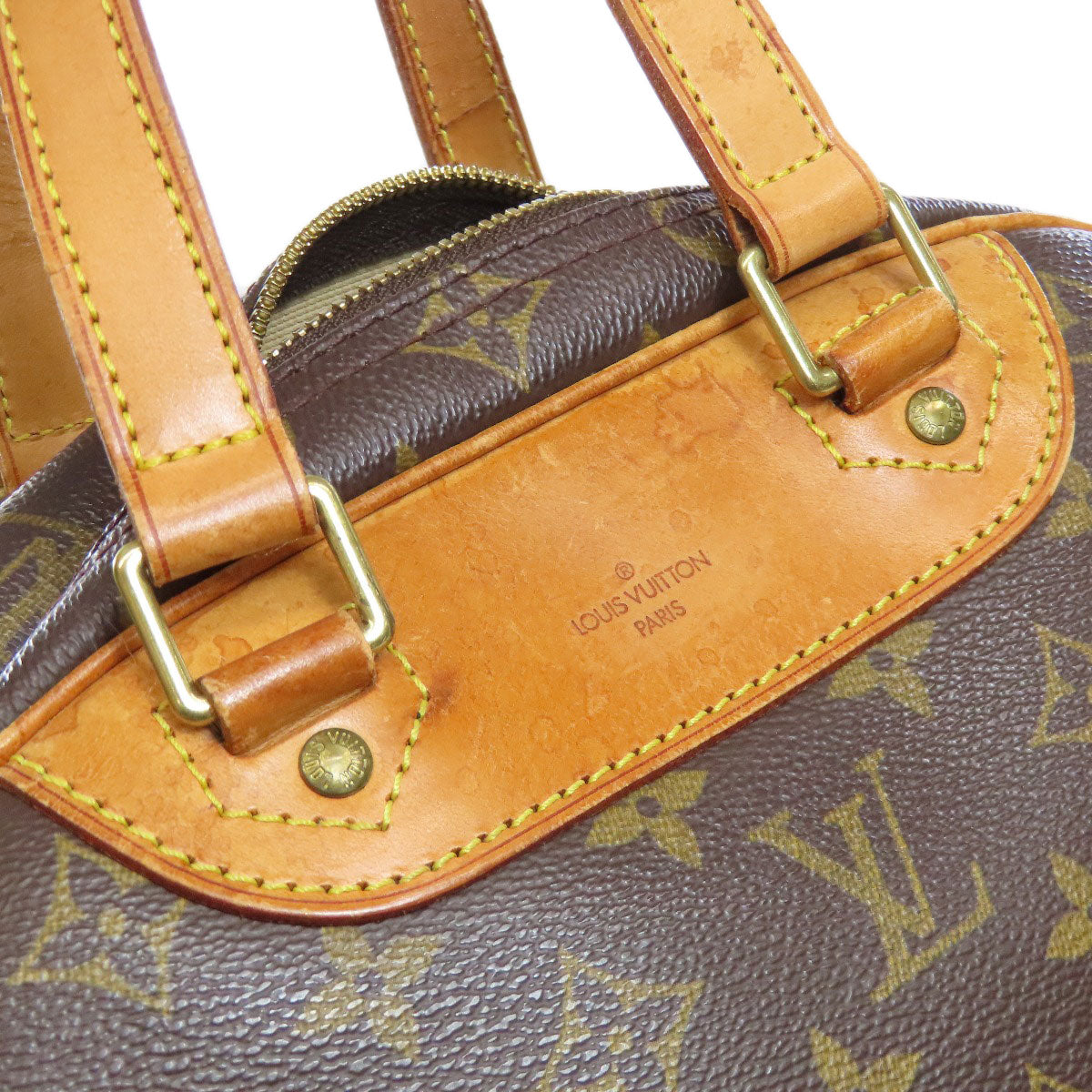 LOUIS VUITTON ルイヴィトン M41450 エクスキュルシオン ハンドバッグ モノグラムキャンバス レディース 中古