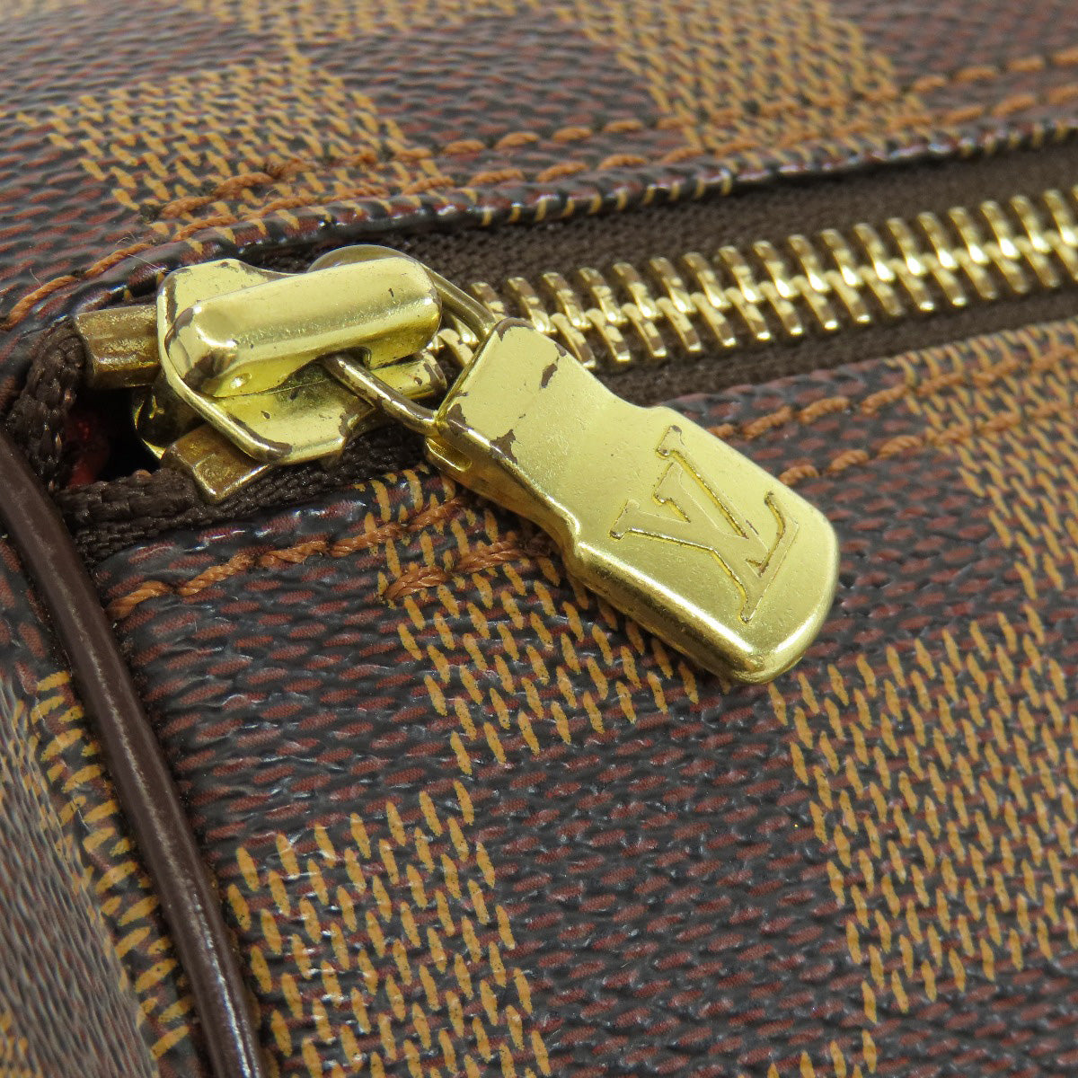 LOUIS VUITTON ルイヴィトン N51304 パピヨン26 ハンドバッグ ダミエキャンバス レディース 中古