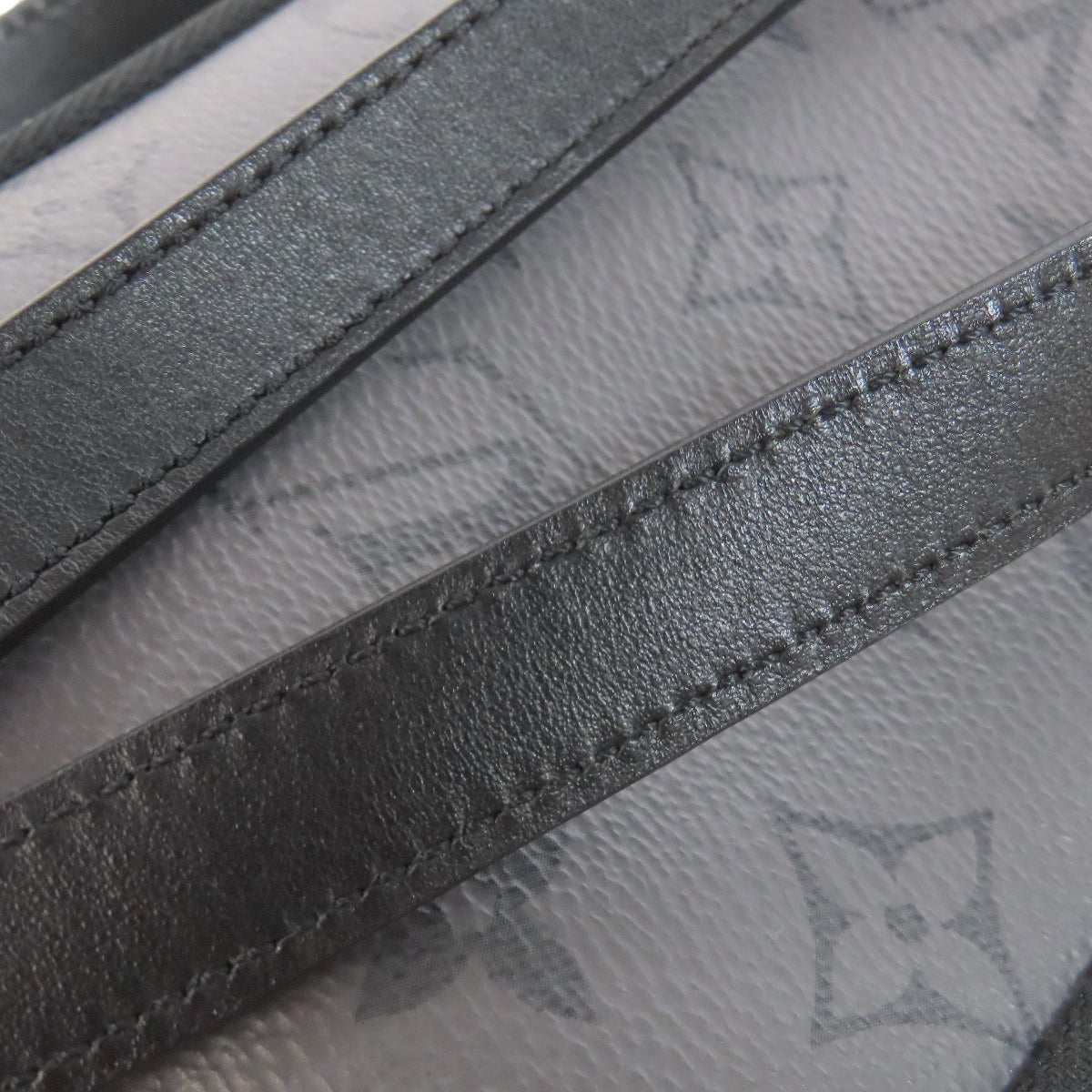 LOUIS VUITTON ルイヴィトン M69534 ダブルフォンポーチ ショルダーストラップ モノグラムエクリプス メンズ 中古