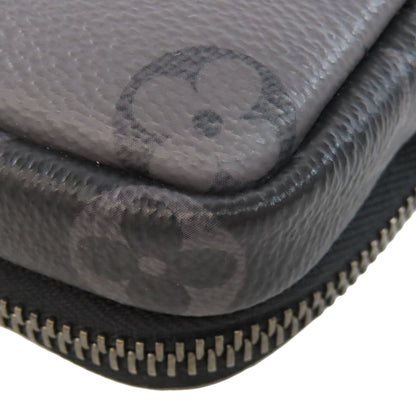 LOUIS VUITTON ルイヴィトン M69534 ダブルフォンポーチ ショルダーストラップ モノグラムエクリプス メンズ 中古