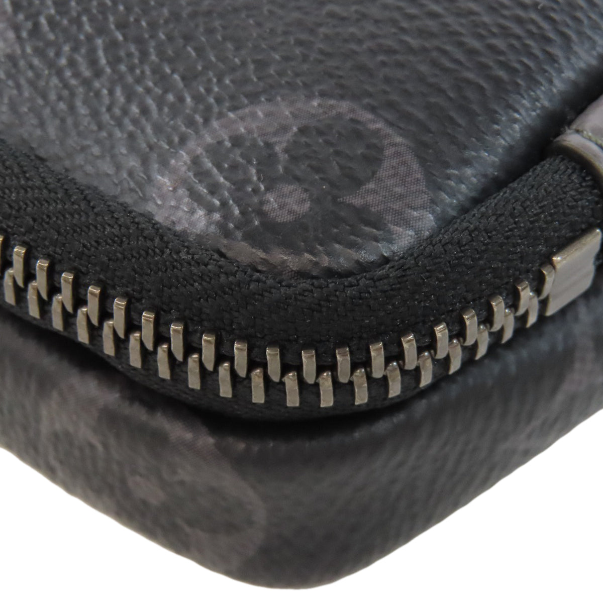 LOUIS VUITTON ルイヴィトン M69534 ダブルフォンポーチ ショルダーストラップ モノグラムエクリプス メンズ 中古