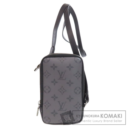 LOUIS VUITTON ルイヴィトン M69534 ダブルフォンポーチ ショルダーストラップ モノグラムエクリプス メンズ 中古