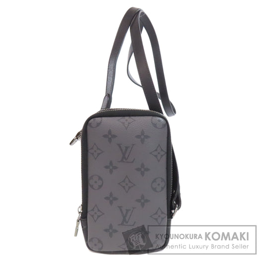 LOUIS VUITTON ルイヴィトン M69534 ダブルフォンポーチ ショルダーストラップ モノグラムエクリプス メンズ 中古