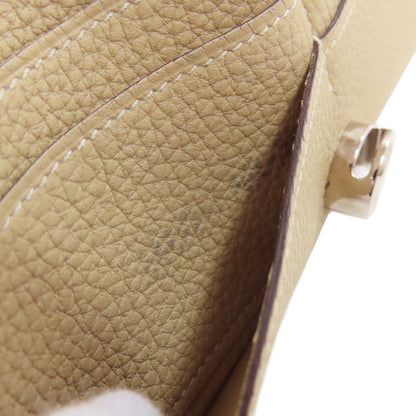 HERMES エルメス ドゴンロング シルバー金具 長財布（小銭入れあり） トゴ レディース 中古