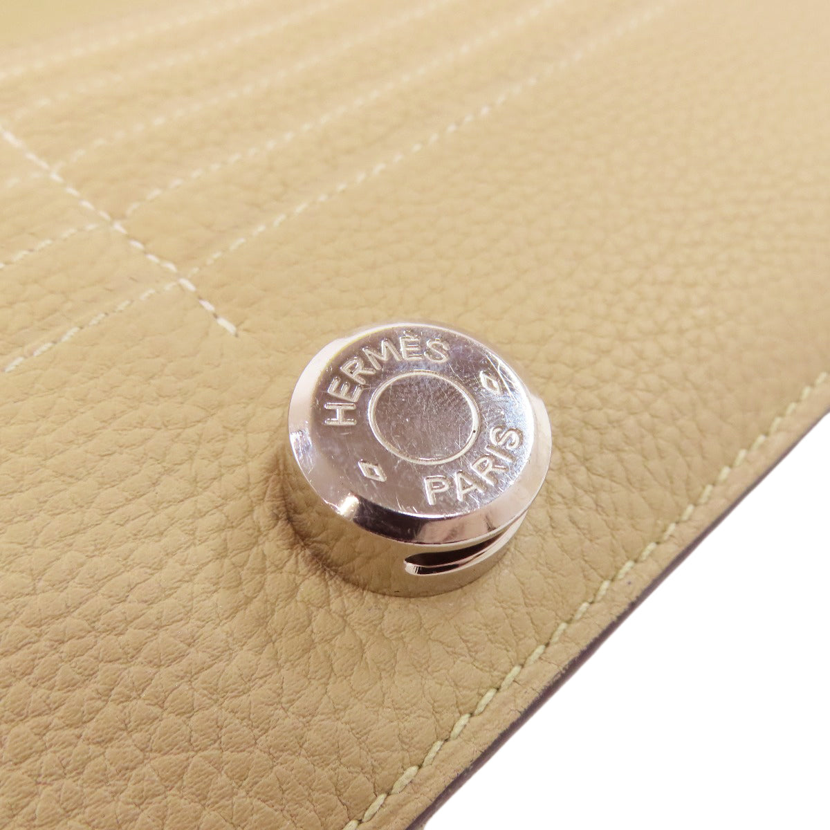 HERMES エルメス ドゴンロング シルバー金具 長財布（小銭入れあり） トゴ レディース 中古
