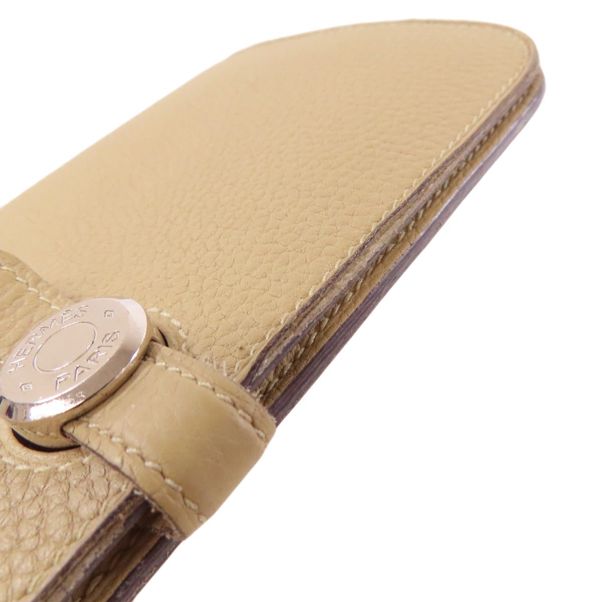 HERMES エルメス ドゴンロング シルバー金具 長財布（小銭入れあり） トゴ レディース 中古