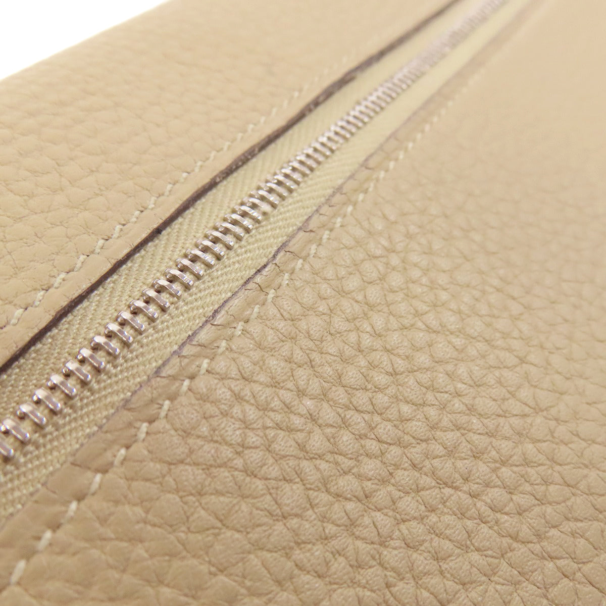 HERMES エルメス ドゴンロング シルバー金具 長財布（小銭入れあり） トゴ レディース 中古