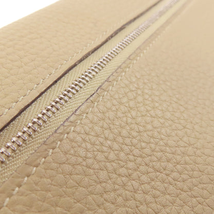 HERMES エルメス ドゴンロング シルバー金具 長財布（小銭入れあり） トゴ レディース 中古