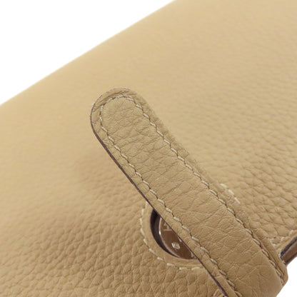 HERMES エルメス ドゴンロング シルバー金具 長財布（小銭入れあり） トゴ レディース 中古