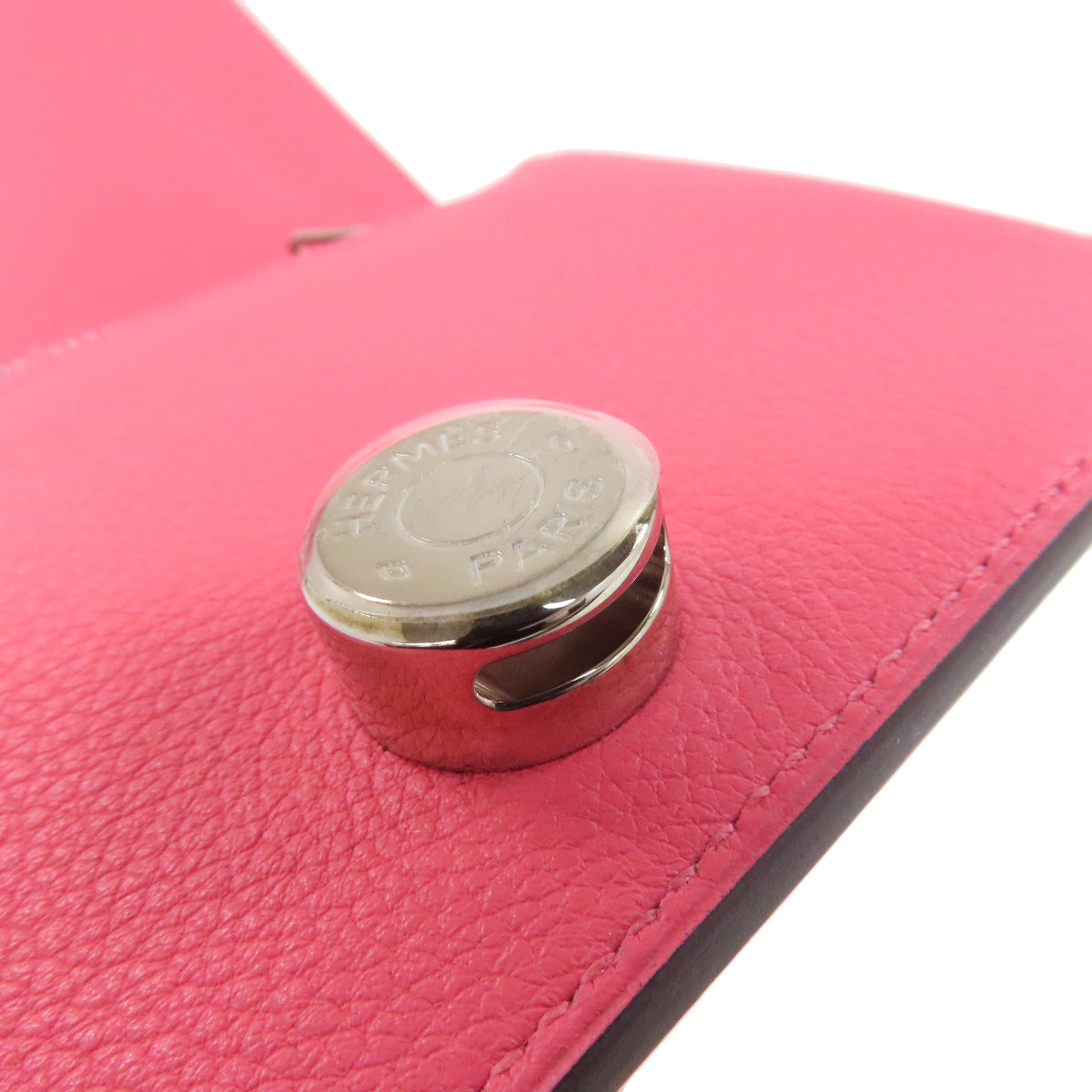 HERMES エルメス ドゴンコンパクト シルバー金具 コインケース エバーカラー レディース 中古