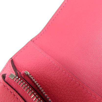 HERMES エルメス ドゴンコンパクト シルバー金具 コインケース エバーカラー レディース 中古