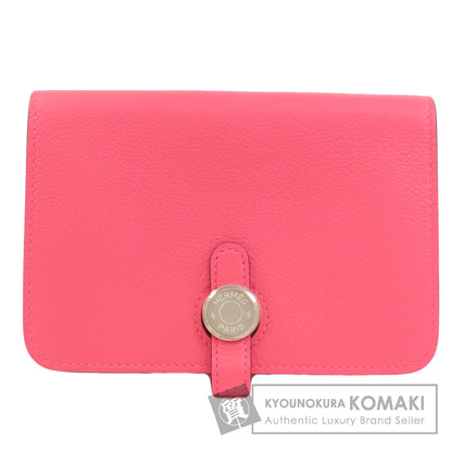 HERMES エルメス ドゴンコンパクト シルバー金具 コインケース エバーカラー レディース 中古