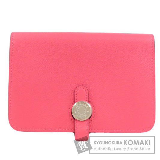 HERMES エルメス ドゴンコンパクト シルバー金具 コインケース エバーカラー レディース 中古