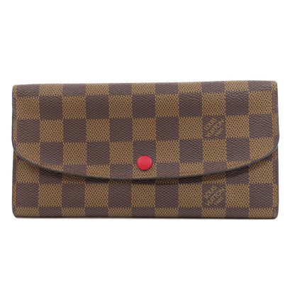 LOUIS VUITTON ルイヴィトン M60697 ポルトフォイユ・エミリー 長財布（小銭入れあり） モノグラムキャンバス レディース 中古