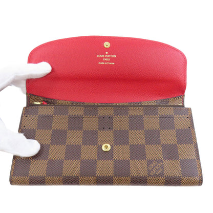 LOUIS VUITTON ルイヴィトン M60697 ポルトフォイユ・エミリー 長財布（小銭入れあり） モノグラムキャンバス レディース 中古