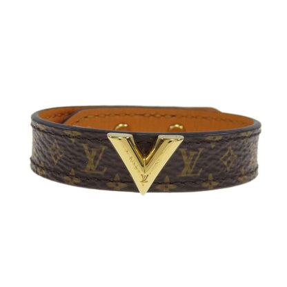 LOUIS VUITTON ルイヴィトン M6042 エッセンシャルV ブレスレット モノグラムキャンバス レディース 中古