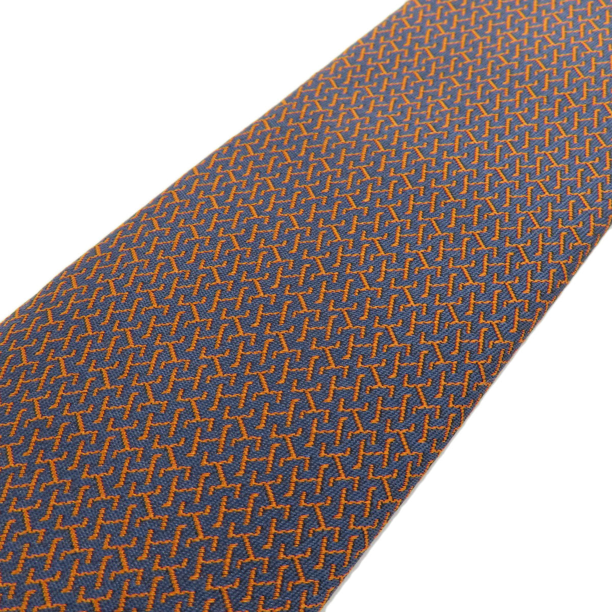 HERMES エルメス 総柄 ネクタイ シルク メンズ 中古