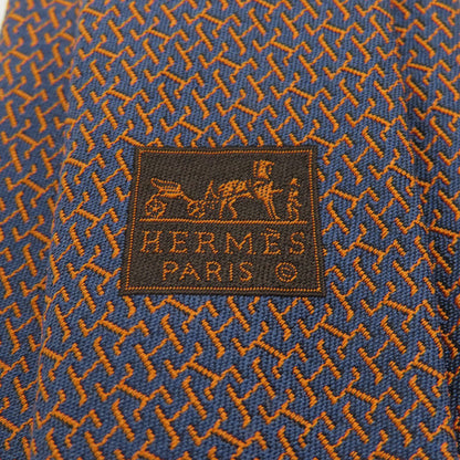 HERMES エルメス 総柄 ネクタイ シルク メンズ 中古