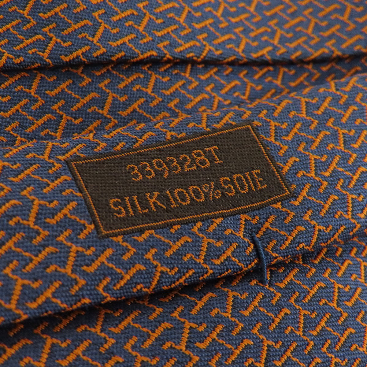 HERMES エルメス 総柄 ネクタイ シルク メンズ 中古