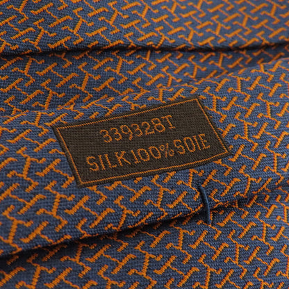 HERMES エルメス 総柄 ネクタイ シルク メンズ 中古
