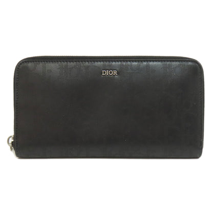 CHRISTIAN DIOR クリスチャンディオール オブリークギャラクシー 長財布（小銭入れあり） カーフ レディース 中古
