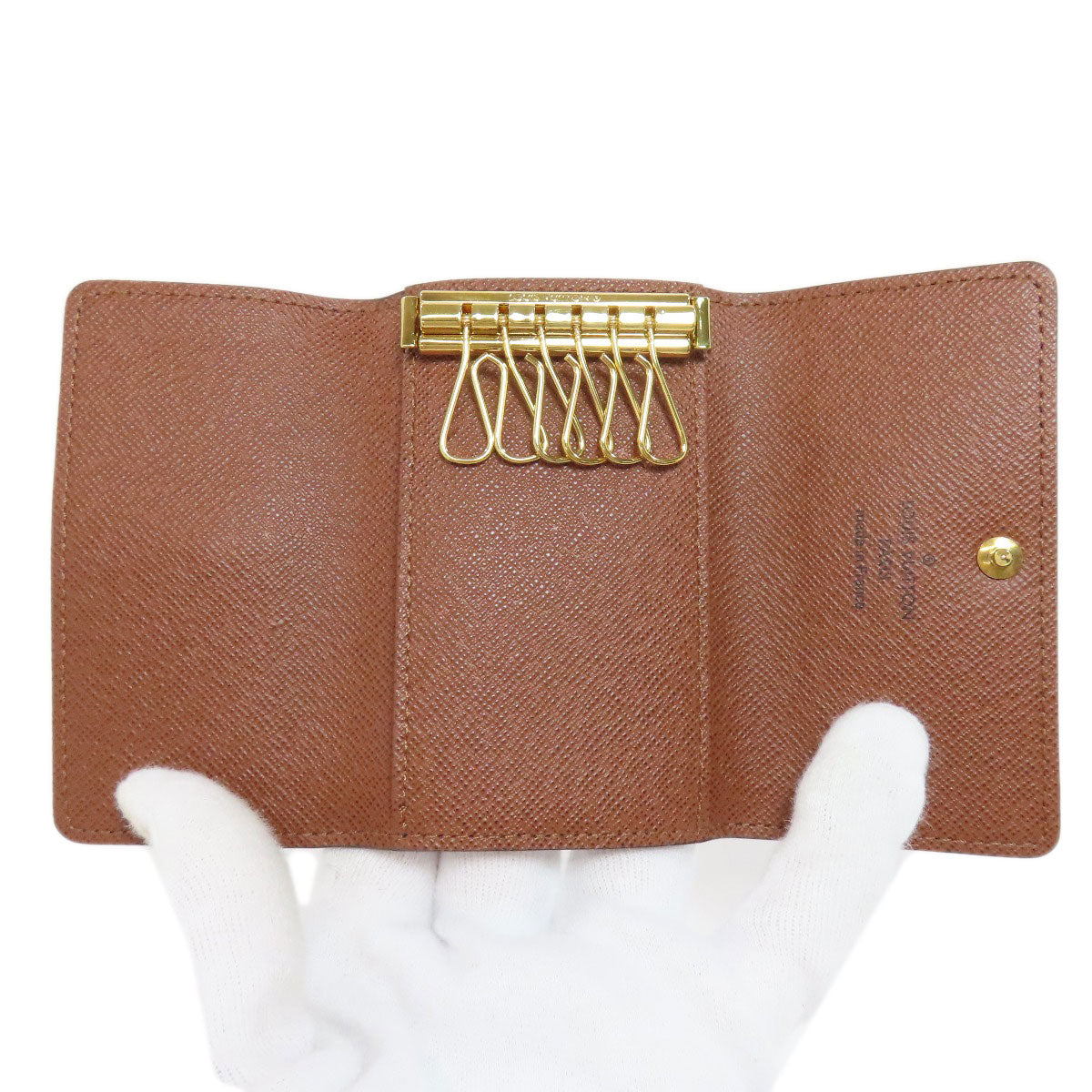 LOUIS VUITTON ルイヴィトン M62630 ミュルティクレ6 キーケース モノグラムキャンバス レディース 中古
