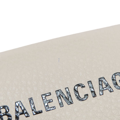 BALENCIAGA バレンシアガ 516402 ロゴ 三つ折り財布 二つ折り財布（小銭入れあり） レザー レディース 中古