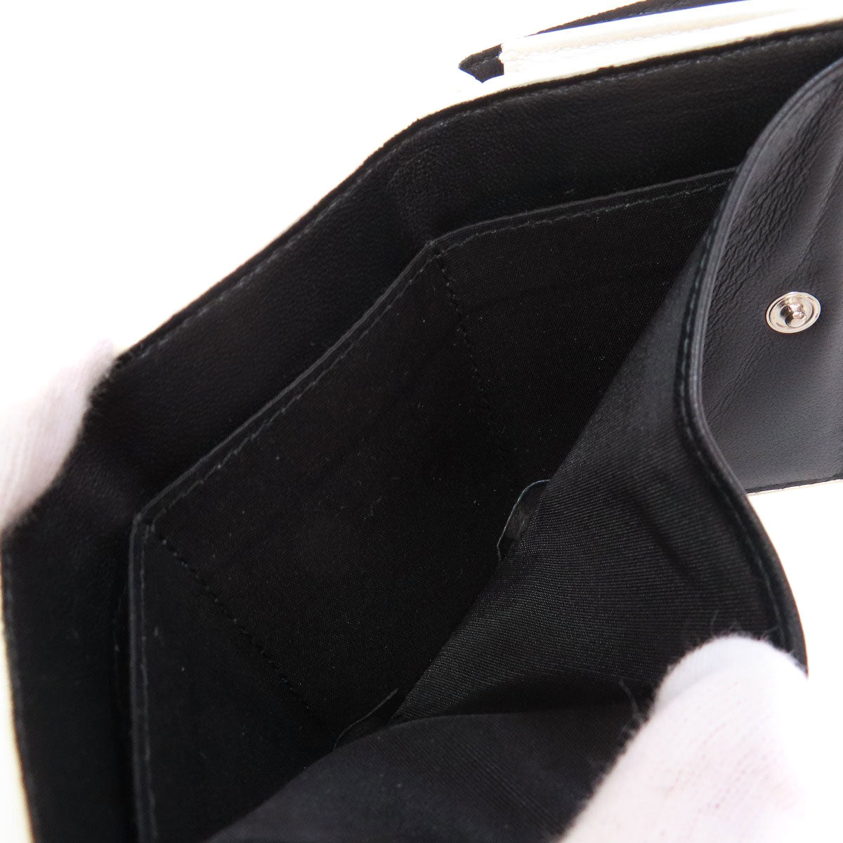 BALENCIAGA バレンシアガ 516402 ロゴ 三つ折り財布 二つ折り財布（小銭入れあり） レザー レディース 中古