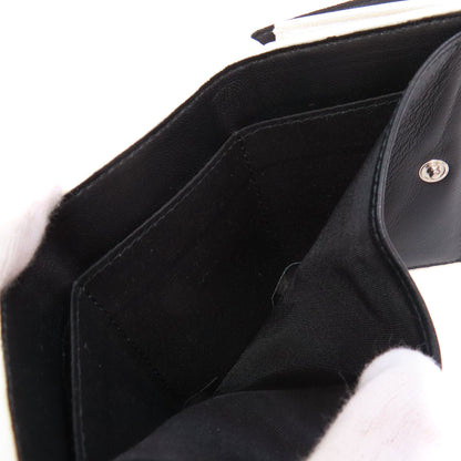 BALENCIAGA バレンシアガ 516402 ロゴ 三つ折り財布 二つ折り財布（小銭入れあり） レザー レディース 中古