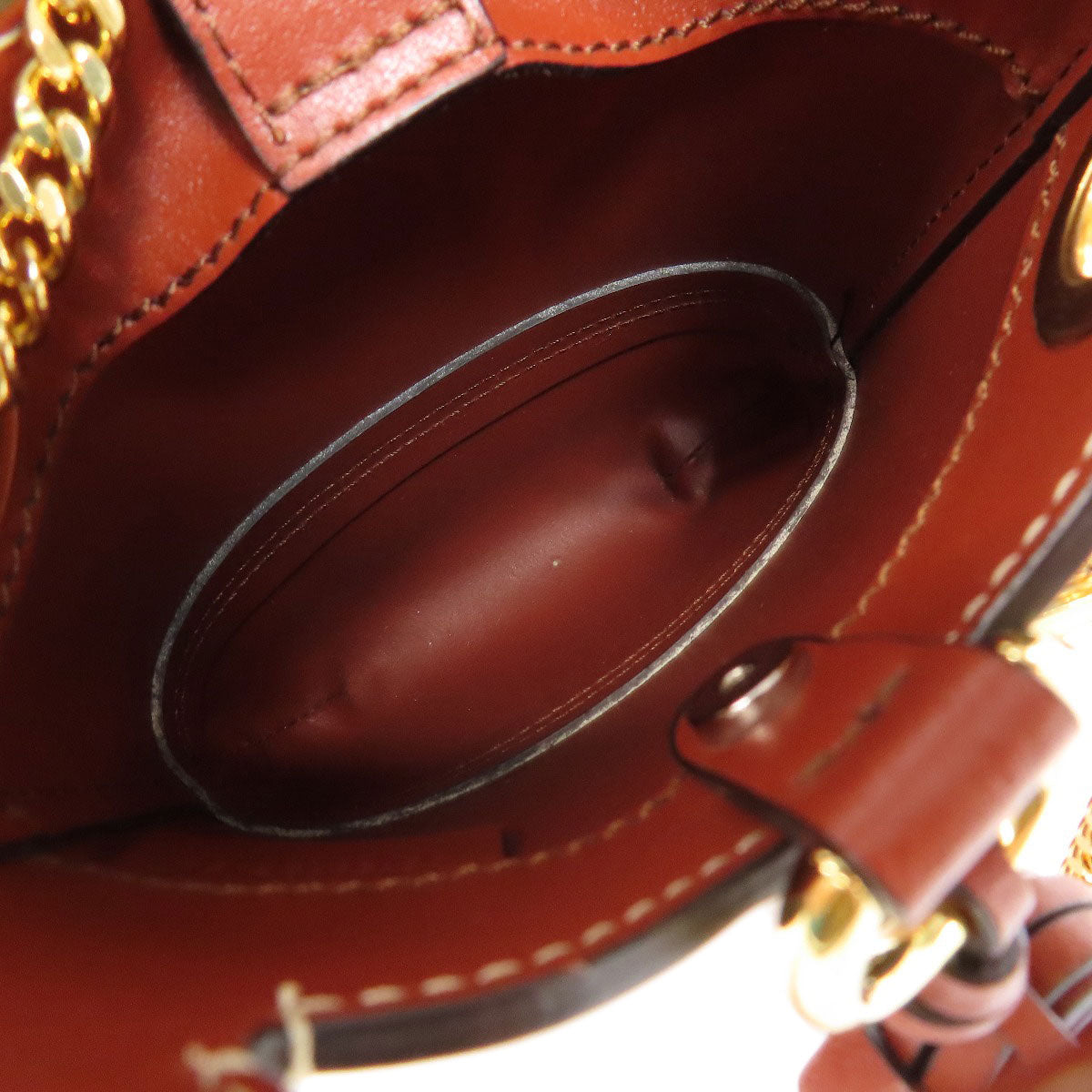 CHLOE クロエ ウォールデン ショルダーバッグ レザー レディース 中古