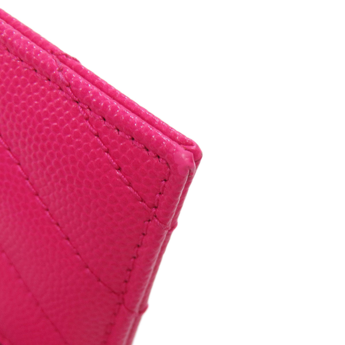 YVES SAINT LAURENT イヴ・サンローラン ロゴ カードケース レザー レディース 中古
