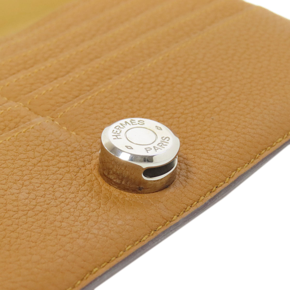 HERMES エルメス ドゴンロング シルバー金具 長財布（小銭入れなし） トリヨン レディース 中古