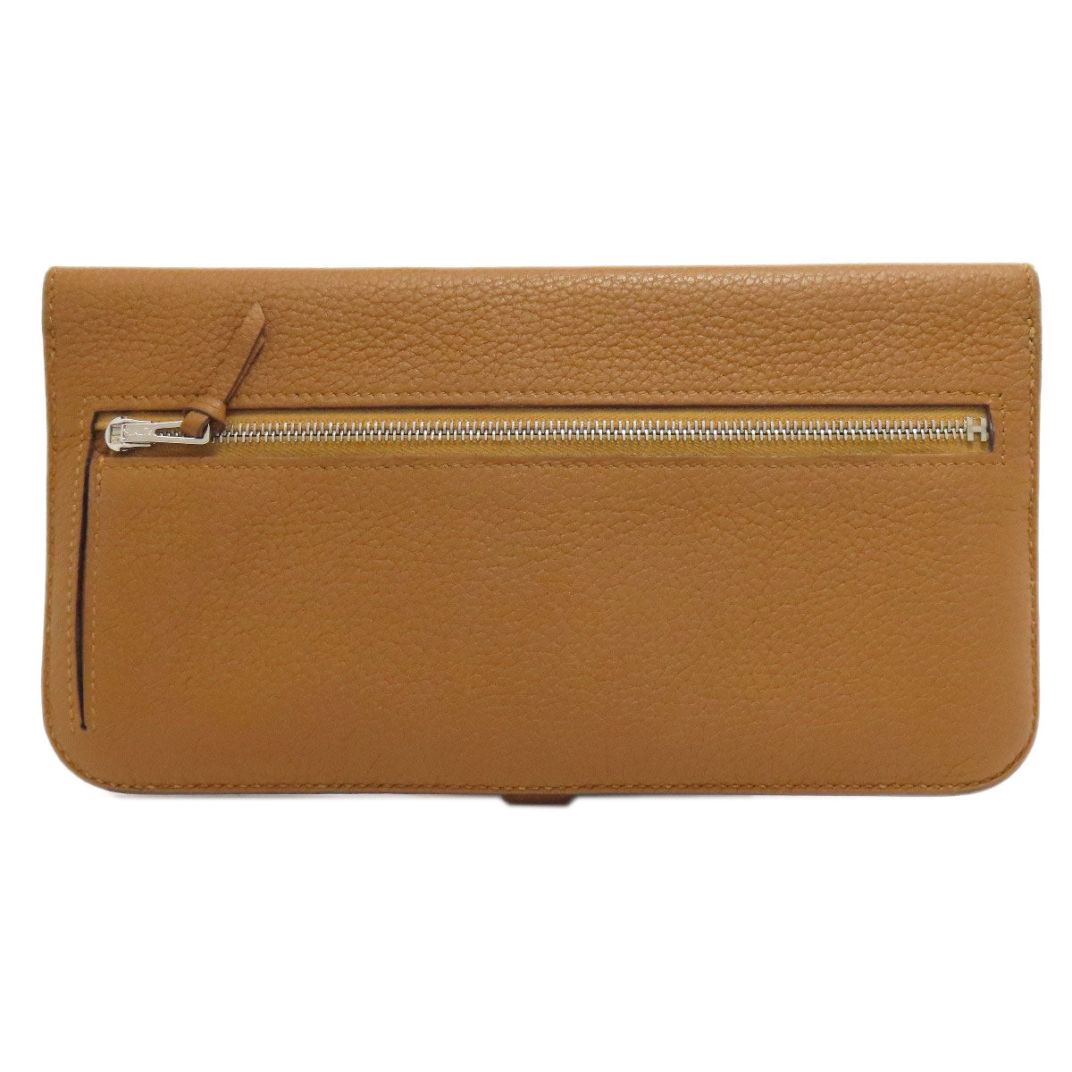 HERMES エルメス ドゴンロング シルバー金具 長財布（小銭入れなし） トリヨン レディース 中古