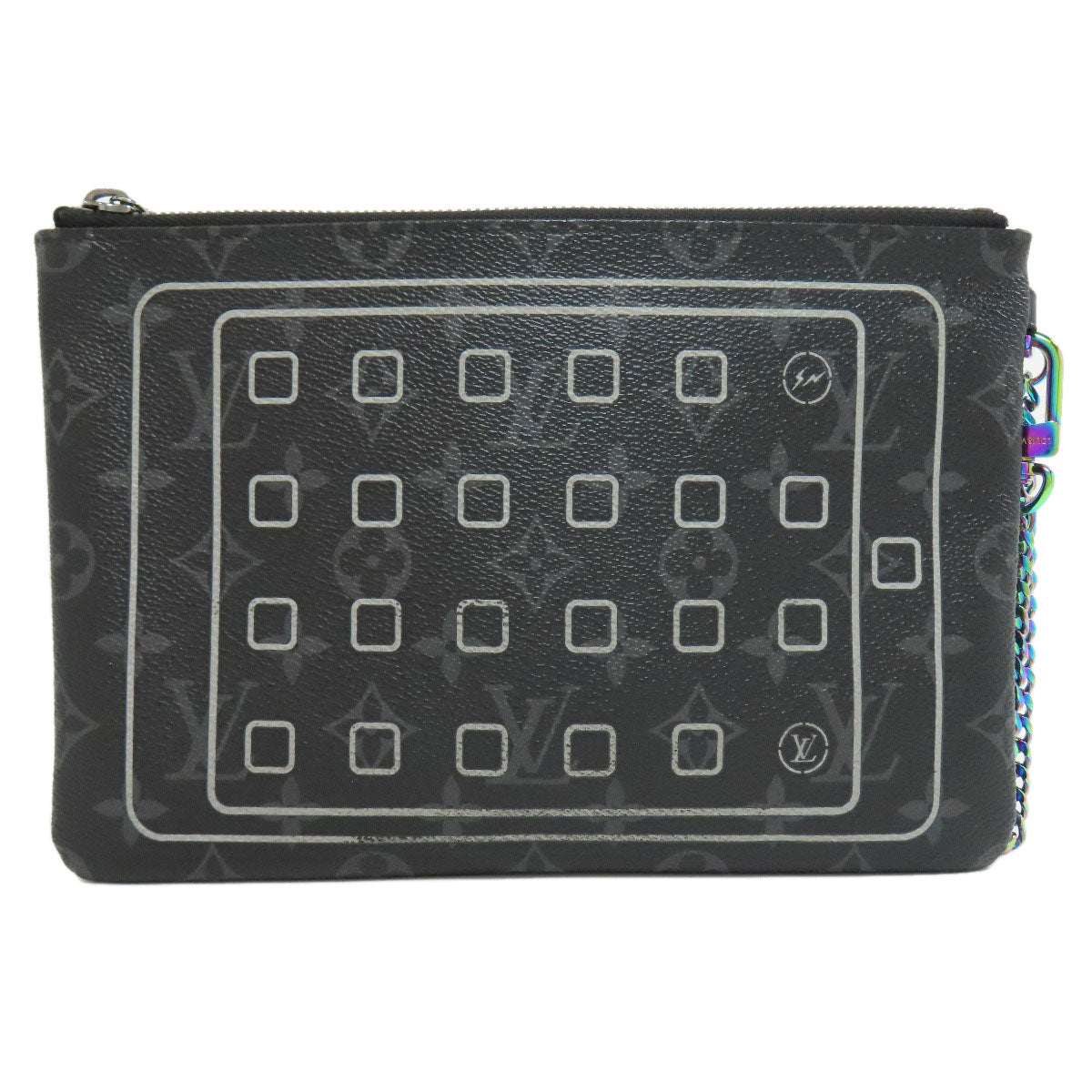 LOUIS VUITTON ルイヴィトン M64449 フラグメントコラボ iPadケース モノグラムキャンバス レディース 中古