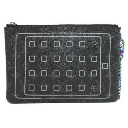 LOUIS VUITTON ルイヴィトン M64449 フラグメントコラボ iPadケース モノグラムキャンバス レディース 中古