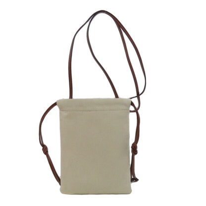 BURBERRY バーバリー ポシェット ショルダーバッグ キャンバス レディース 中古