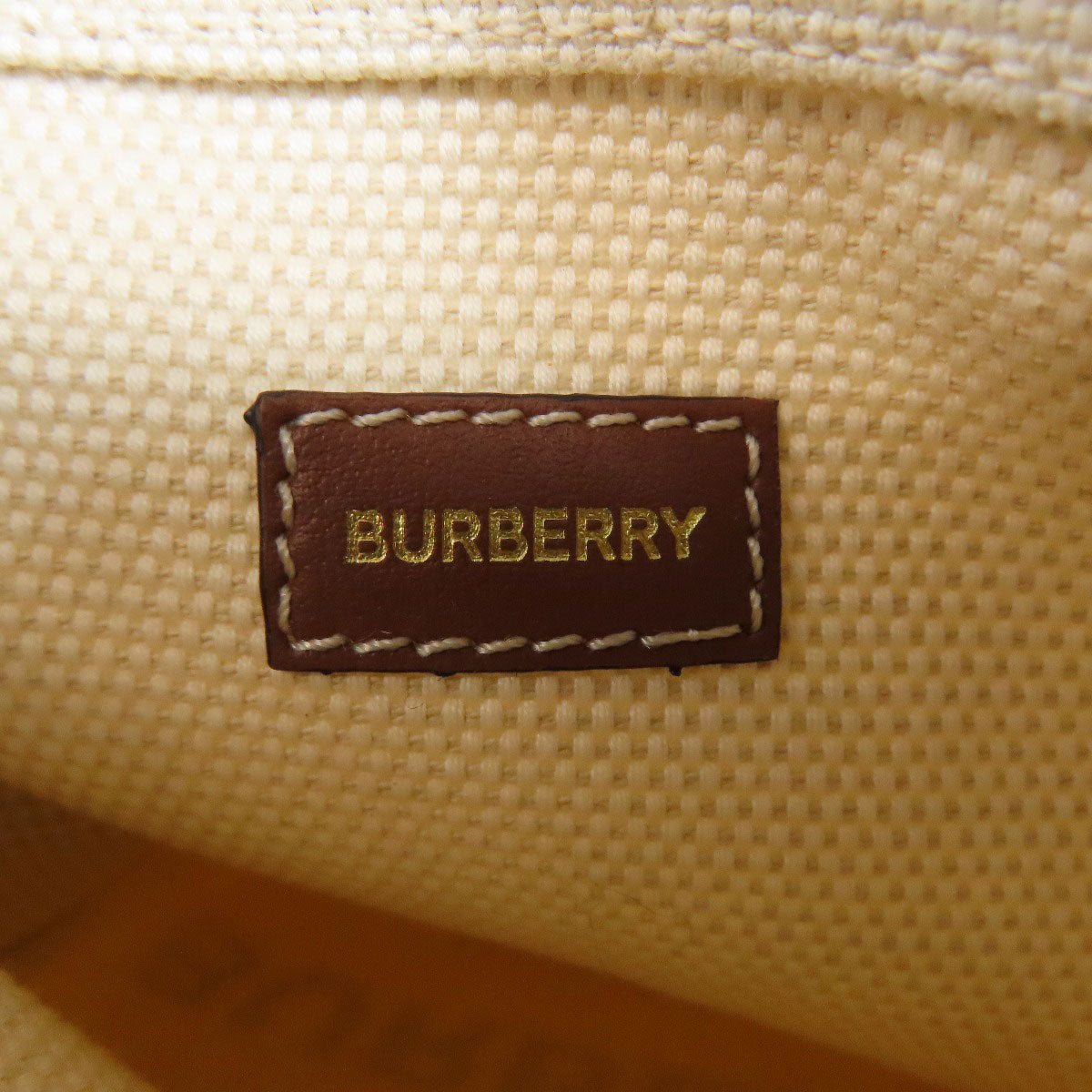 BURBERRY バーバリー ポシェット ショルダーバッグ キャンバス レディース 中古