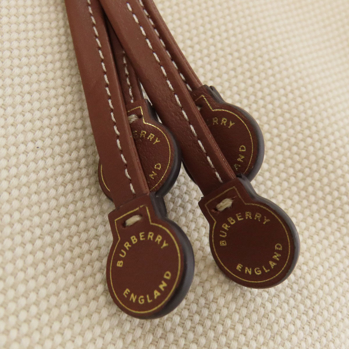 BURBERRY バーバリー ポシェット ショルダーバッグ キャンバス レディース 中古