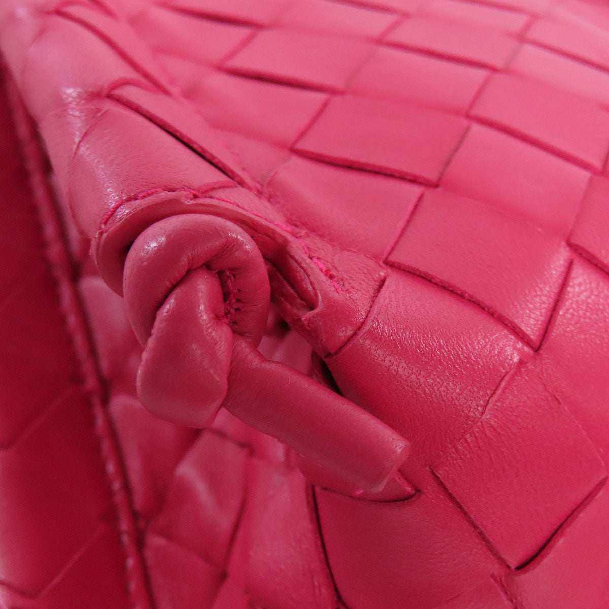 BOTTEGA VENETA ボッテガヴェネタ イントレチャート ショルダーバッグ カーフ レディース 中古
