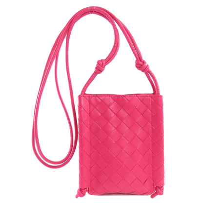 BOTTEGA VENETA ボッテガヴェネタ イントレチャート ショルダーバッグ カーフ レディース 中古