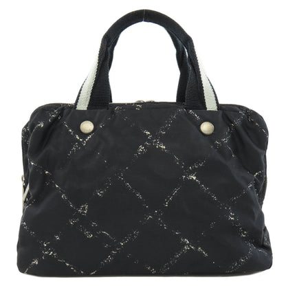 CHANEL シャネル トラベルライン ハンドバッグ ナイロン レディース 中古
