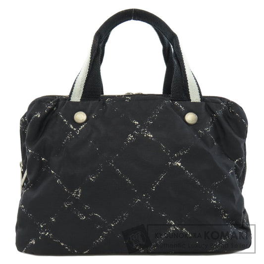 CHANEL シャネル トラベルライン ハンドバッグ ナイロン レディース 中古