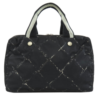 CHANEL シャネル トラベルライン ハンドバッグ ナイロン レディース 中古