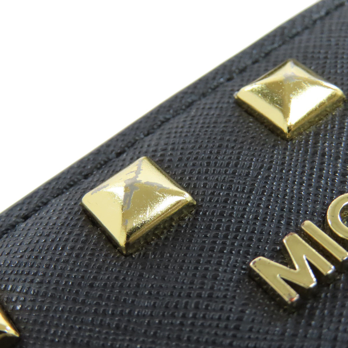 MICHAEL MICHAEL KORS マイケルマイケルコース スタッズ ショルダーバッグ PVC レディース 中古