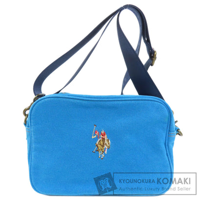 U.S. POLO ASSN. ユーエスポロアッスン ロゴ ショルダーバッグ キャンバス レディース 中古