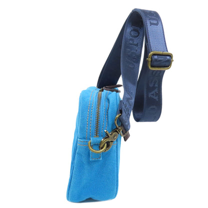 U.S. POLO ASSN. ユーエスポロアッスン ロゴ ショルダーバッグ キャンバス レディース 中古