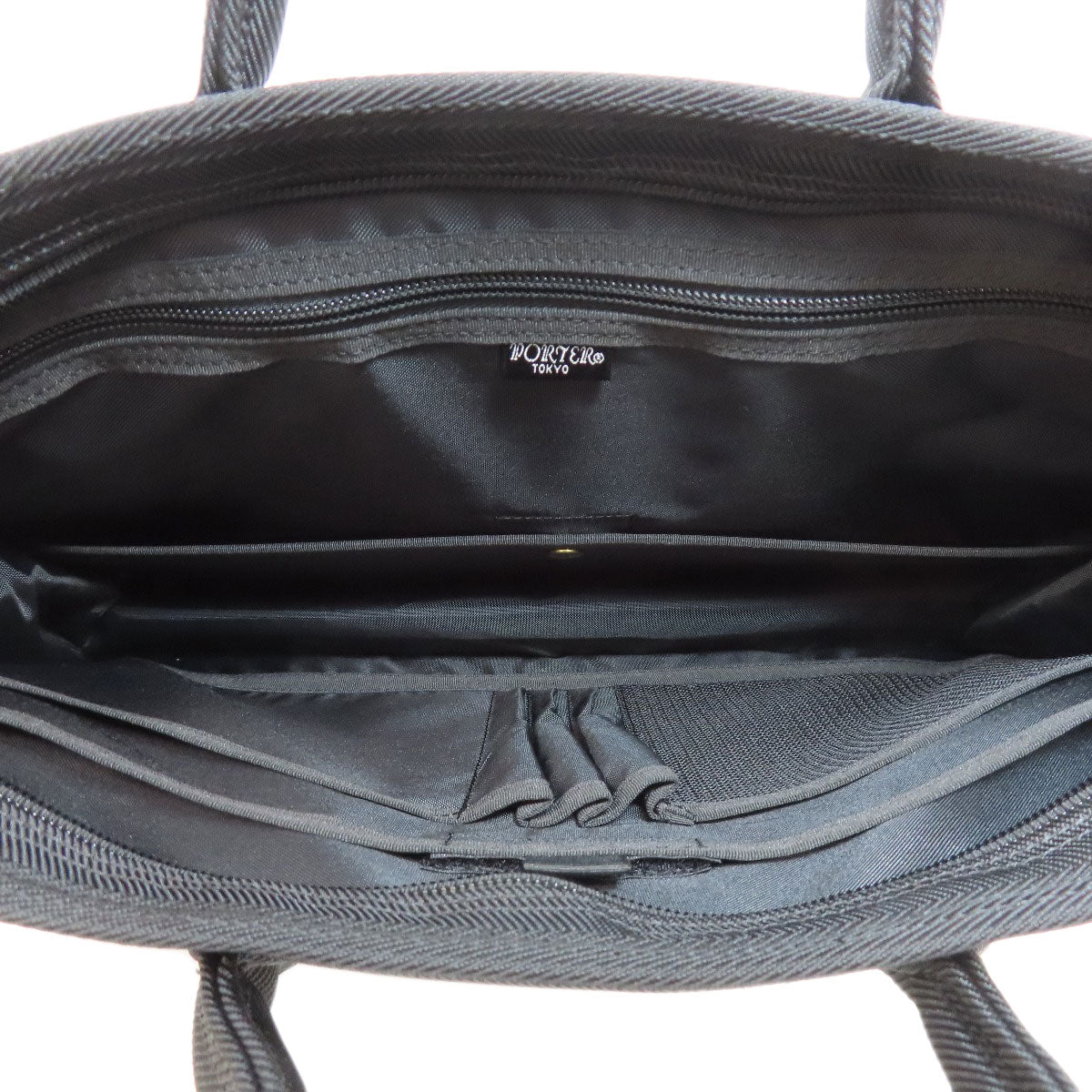 PORTER ポーター ロゴ トートバッグ キャンバス レディース 中古