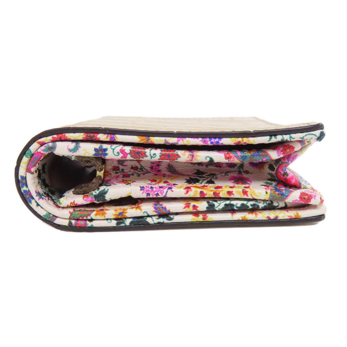 ETRO エトロ クロコ型押し 二つ折り財布（小銭入れあり） レザー レディース 中古