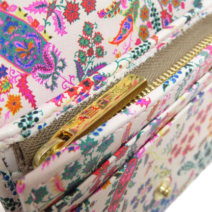 ETRO エトロ クロコ型押し 二つ折り財布（小銭入れあり） レザー レディース 中古